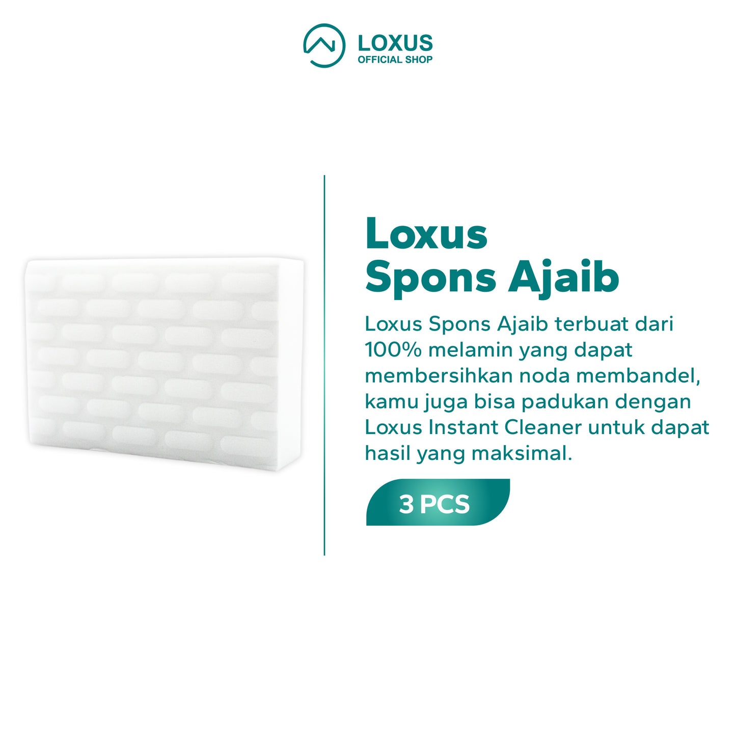 Loxus Spons Ajaib Pembersih Semua Noda Kotoran