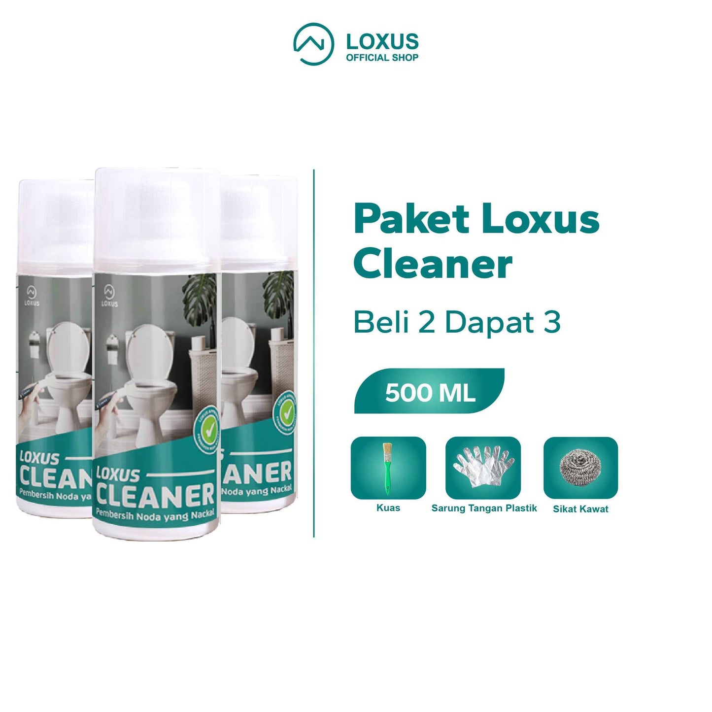 Paket Loxus Cleaner Beli 2 Dapat 3