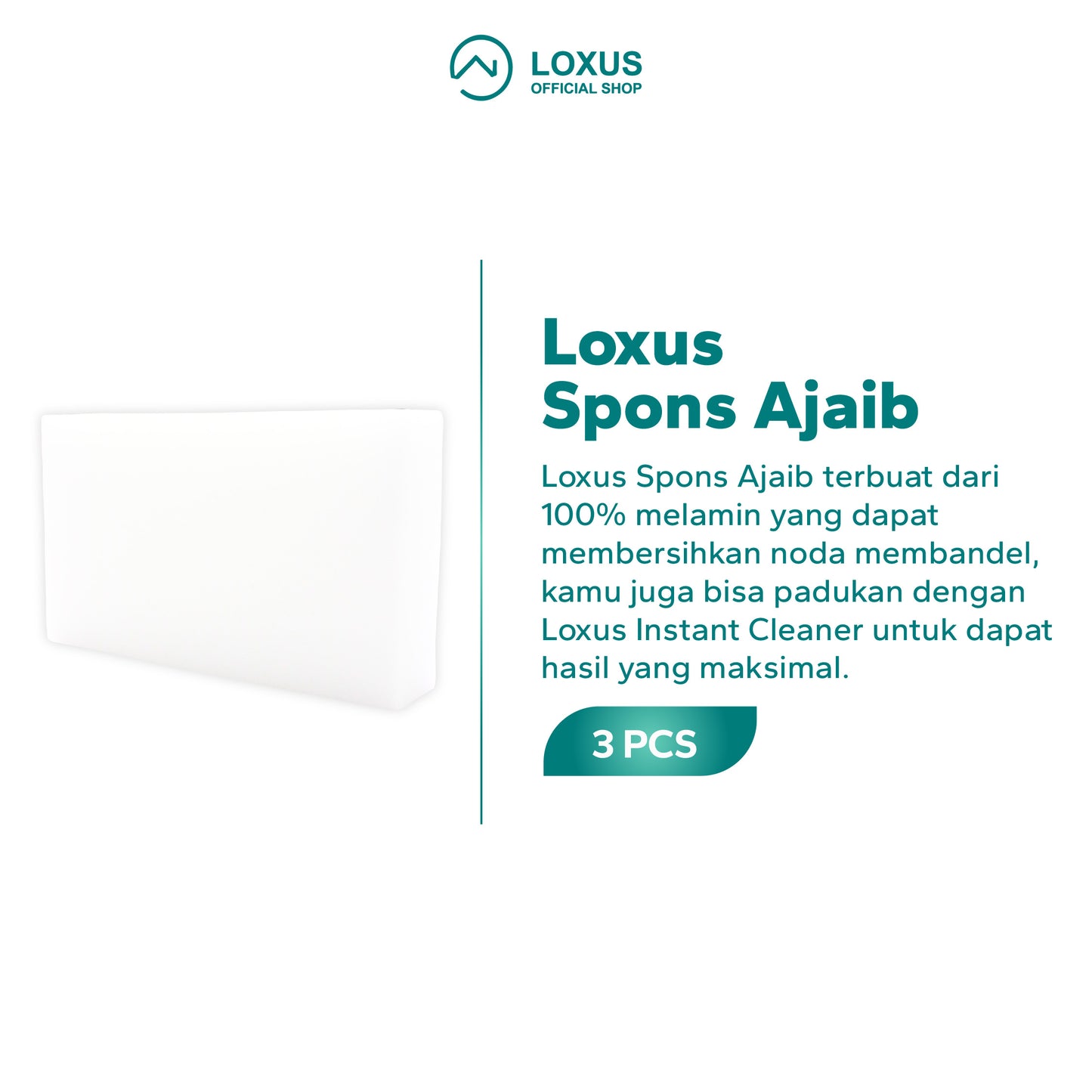 Loxus Spons Ajaib Pembersih Semua Noda Kotoran