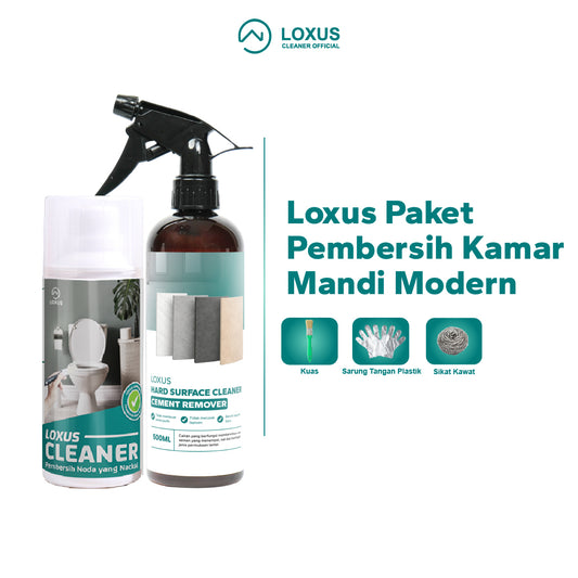 Loxus Paket Pembersih Kamar Mandi Modern