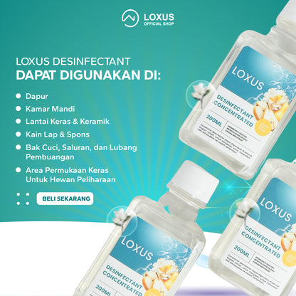 Loxus Desinfectant Consentrated Paket Lengkap