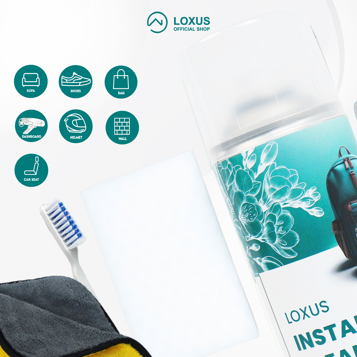 Loxus Paket Lengkap Instant Cleaner 400ml