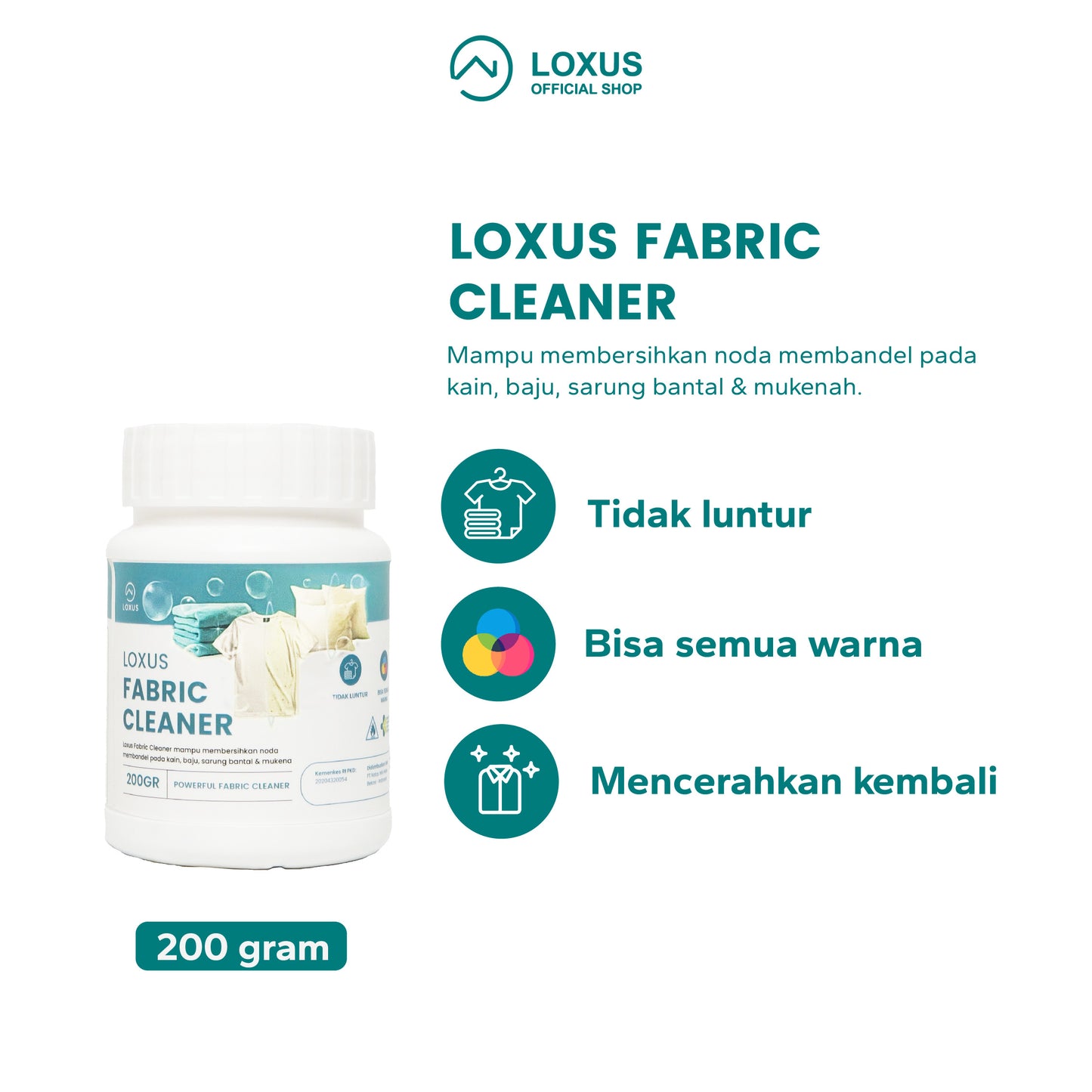 Loxus Paket Pembersih Noda Pada Outfit