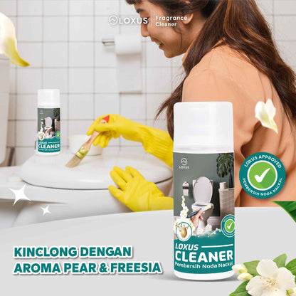 Loxus Cleaner Aroma Pear Freesia Pembersih Kerak Toilet Kamar Mandi Stainless Shower Kran