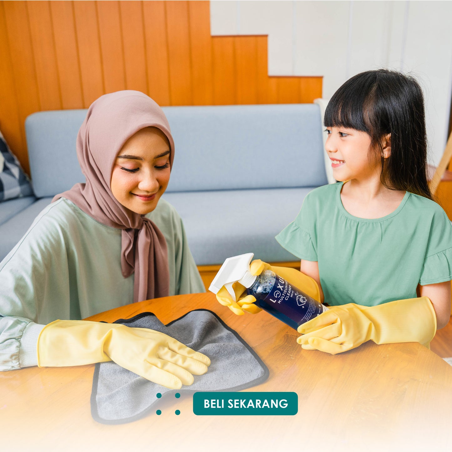 Loxus Multisurface Cleaner Pembersih Kaca Meja Dapur Dari Minyak Debu
