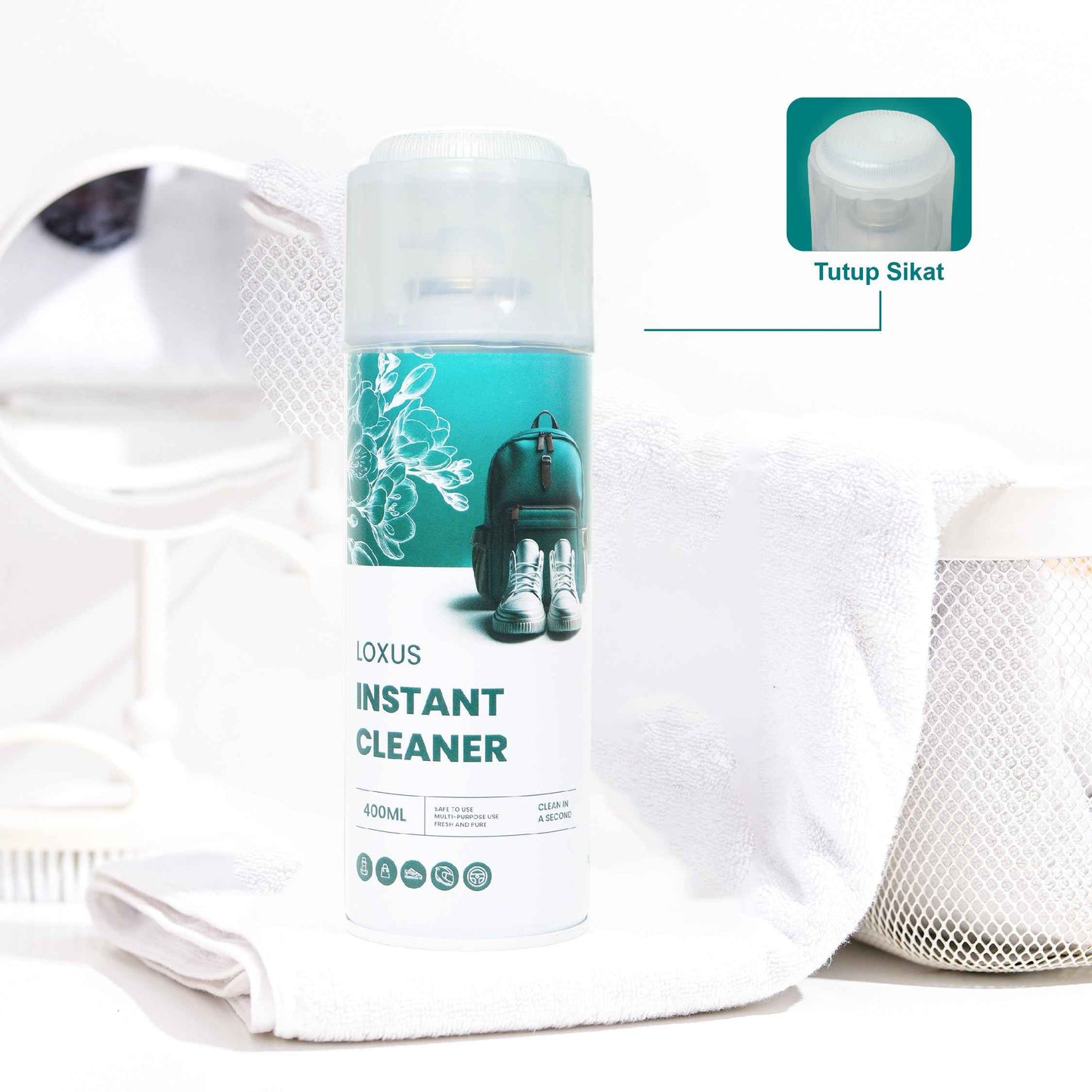 Paket Bundling Lebih Hemat Beli Loxus Cleaner dapat Fabric/Instant Cleaner