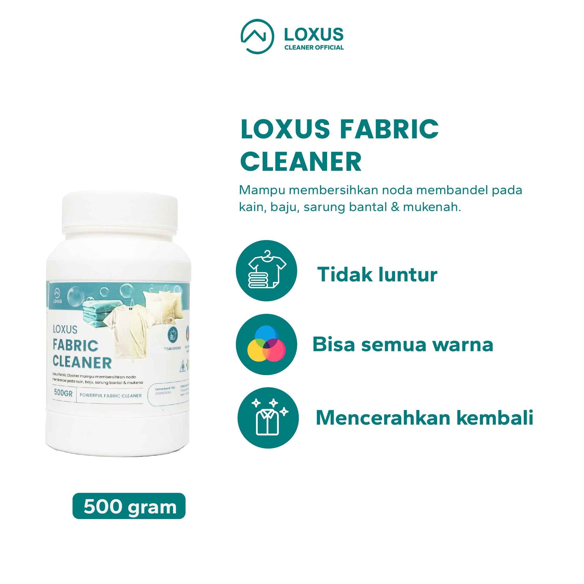 Paket Bundling Lebih Hemat Beli Loxus Cleaner dapat Fabric/Instant Cleaner