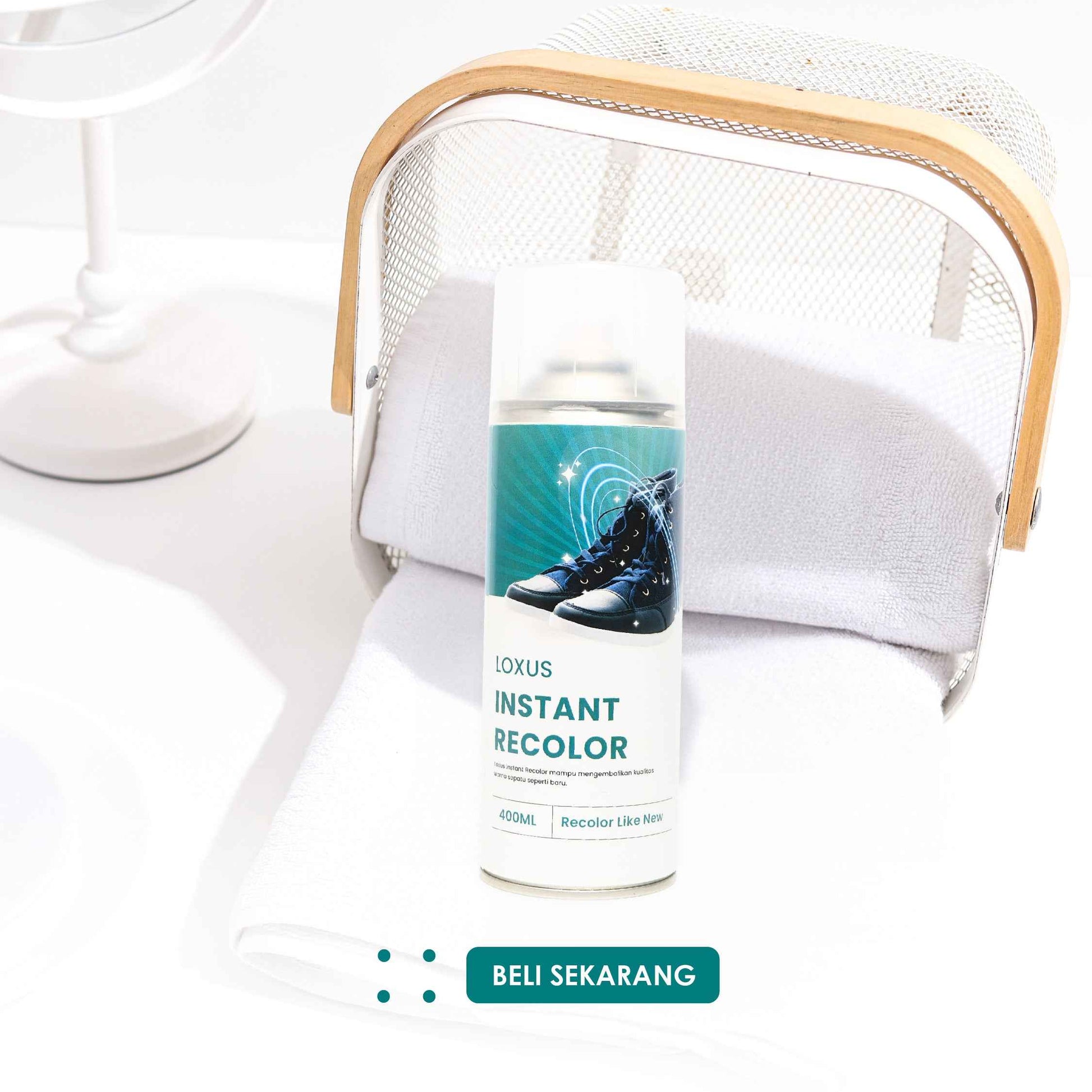 Loxus Paket Perawatan Sepatu Loxus Instant Cleaner dan Loxus Instant Recolor