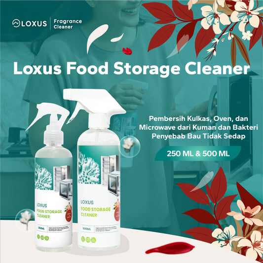 Loxus Food Storage Cleaner Pembersih Kulkas, Oven dan Microwave dari Kuman dan Bakteri Penyebab Bau Tidak Sedap [Food Grade]