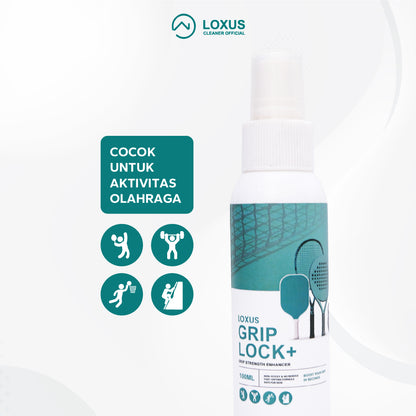 Loxus Grip Lock+ Spray Anti Licin Cocok Untuk Padel Tenis Badminton Golf Poledance Gym Weightlifting