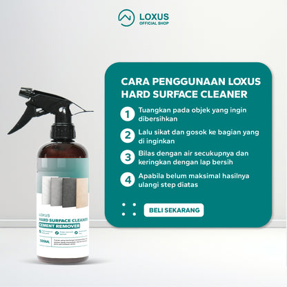 Loxus Hard Surface Cleaner Cement Remover Pembersih Nat Lantai Keramik Granit dan Bekas Semen
