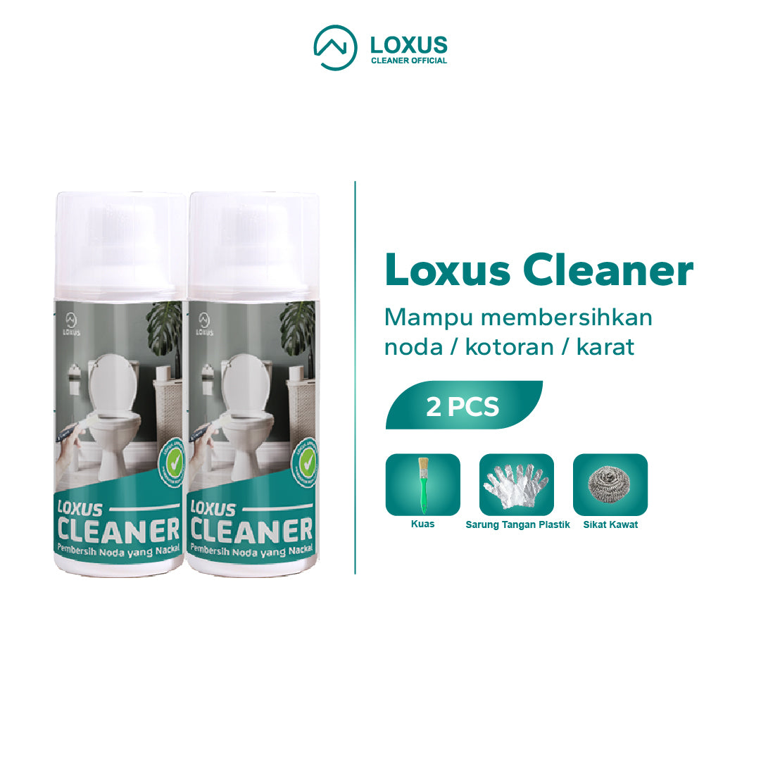 Paket Bundling Lebih Hemat Beli Loxus Cleaner dapat Fabric/Instant Cleaner