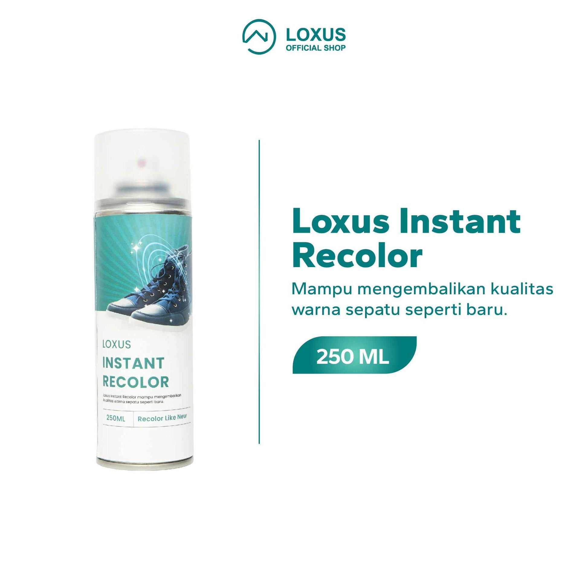 Loxus Instant Recolor Mampu Mengembalikan Warna Sepatu Pudar Seperti Baru Lagi