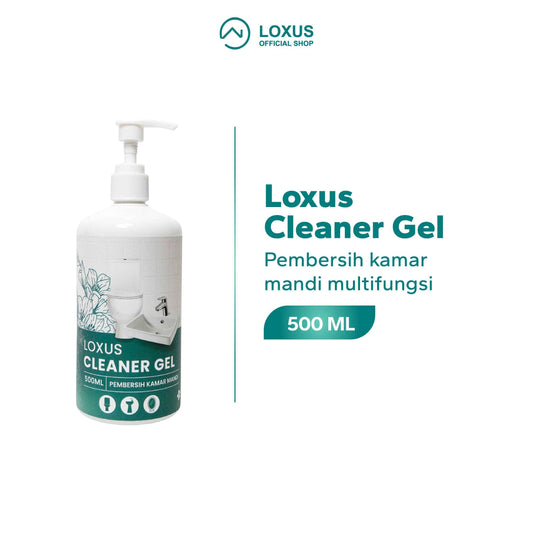 Loxus Cleaner Gel Membersihkan Noda Kerak Toilet, Kamar Mandi, Keramik, Wastafel, Kran Shower Stainless Untuk Sehari-Hari