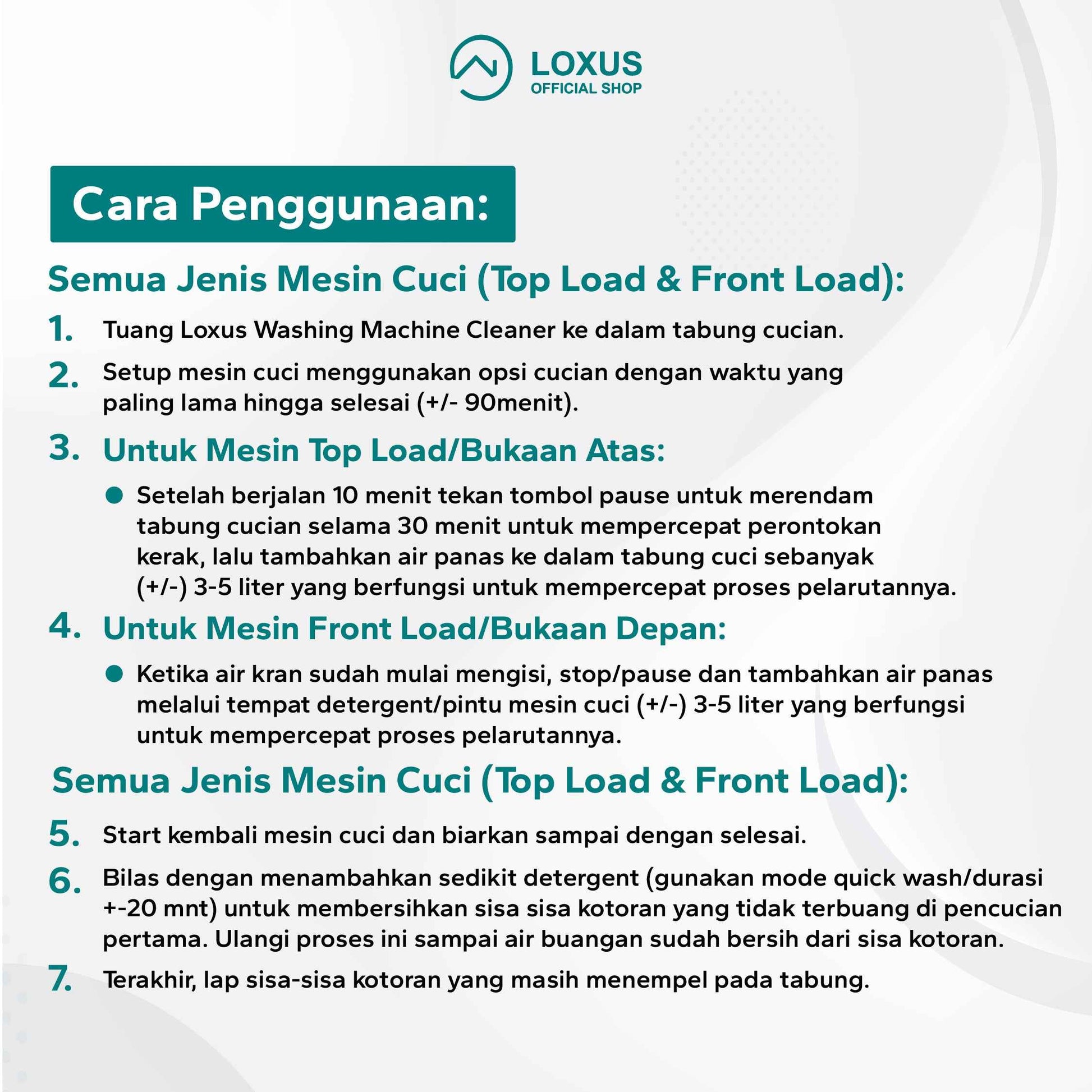 Loxus Washing Machine Cleaner