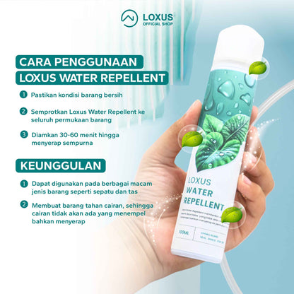 Loxus Water Repellent Anti Air untuk Sepatu dan Tas
