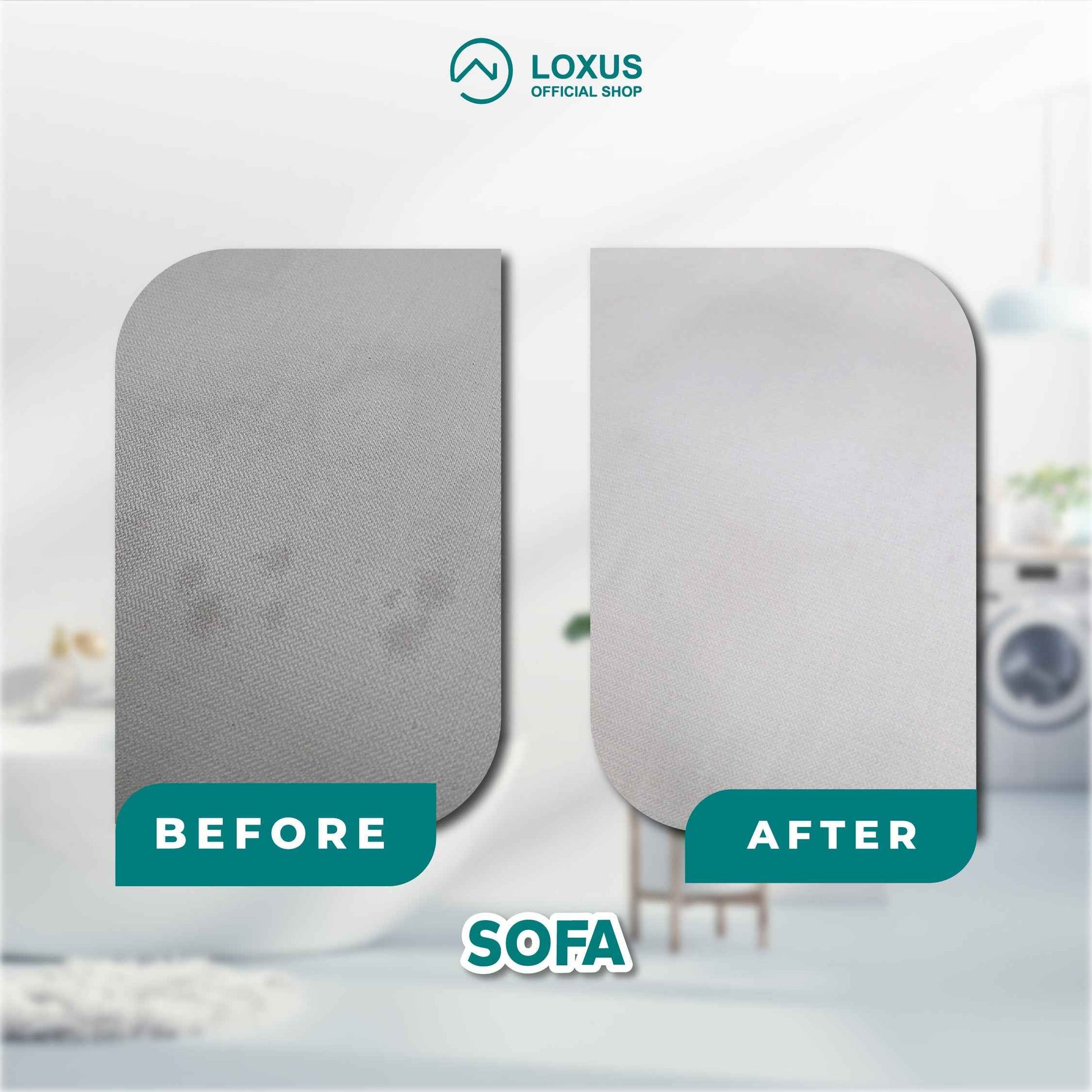 Loxus Instant Stain Remover Pembersih Pakaian, Sofa dan Sepatu Berbahan Kain, Kanvas, Mesh dan Bahan Kain Lainnya