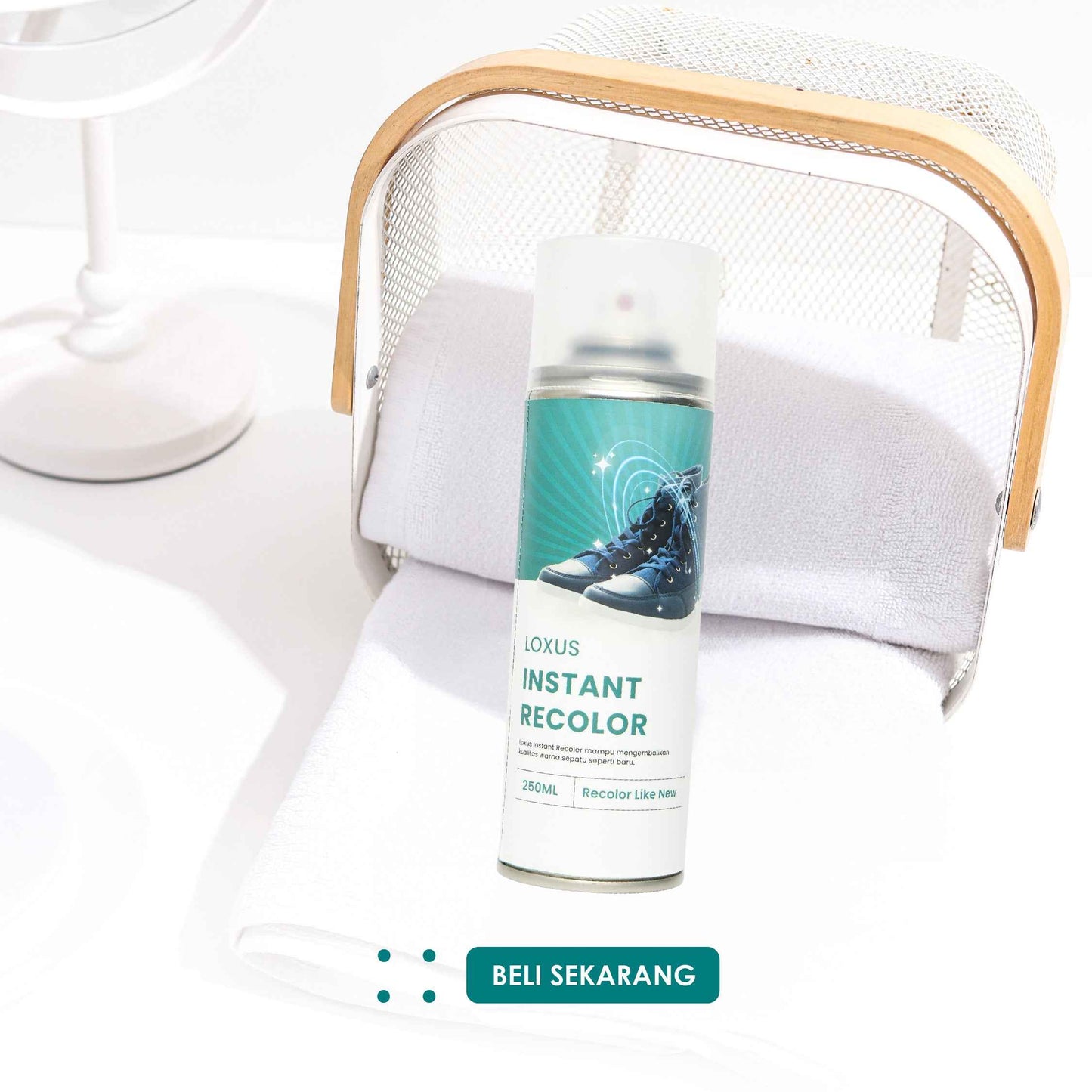Loxus Instant Recolor Mampu Mengembalikan Warna Sepatu Pudar Seperti Baru Lagi