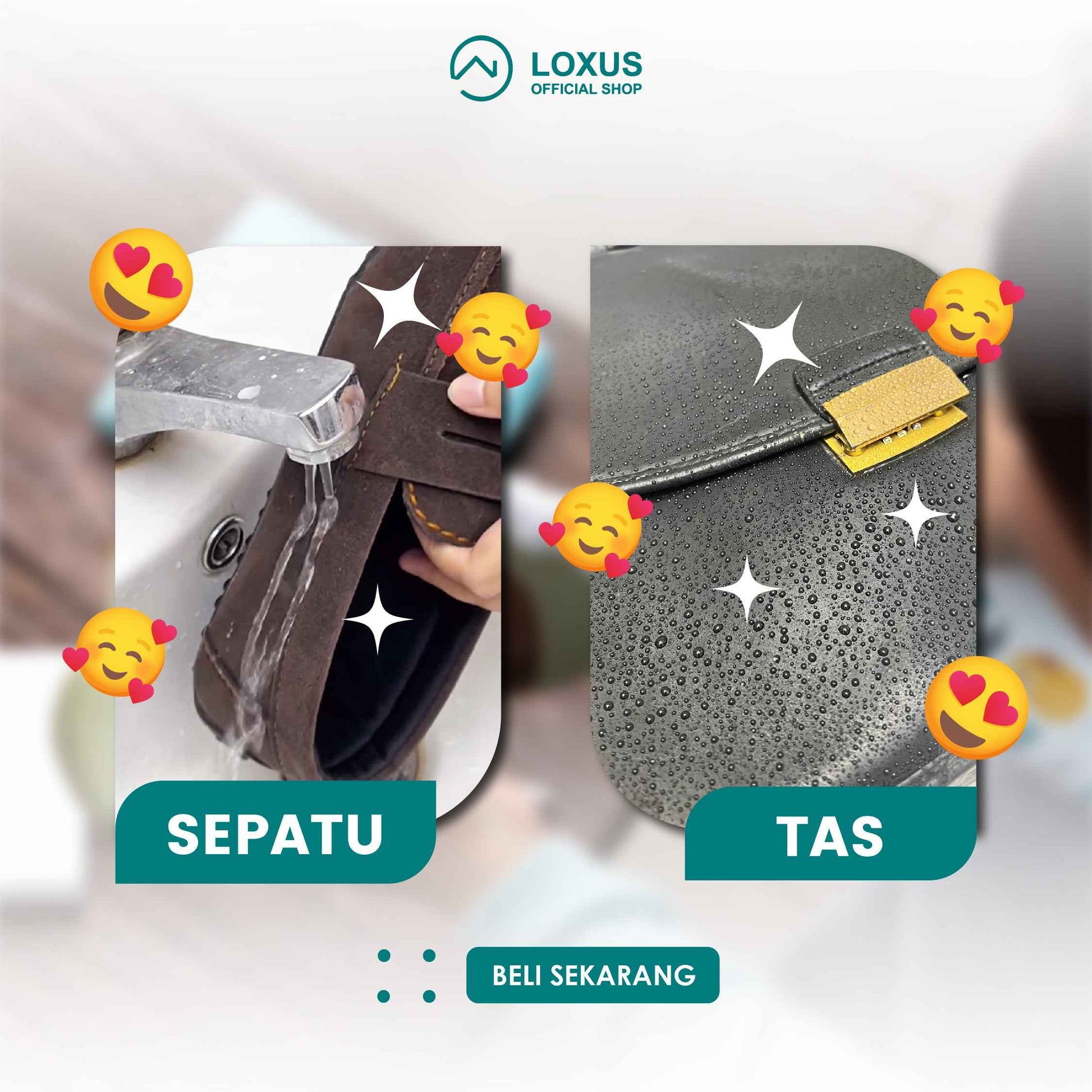 Loxus Water Repellent Anti Air untuk Sepatu dan Tas