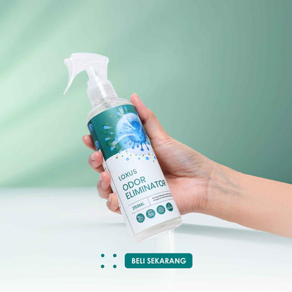 Loxus Odor Eliminator Penghilang, Penghancur atau Pembasmi Bau Di Setiap Sudut Rumah Hingga Ke Sumbernya Tanpa Tersisa