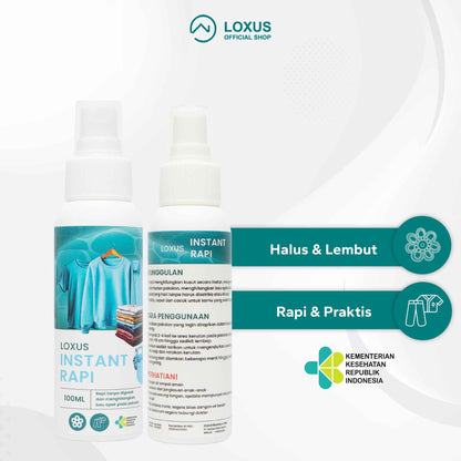 Loxus Instant Rapi - Merapikan Pakaian Kusut Secara Instant Tanpa Disetrika