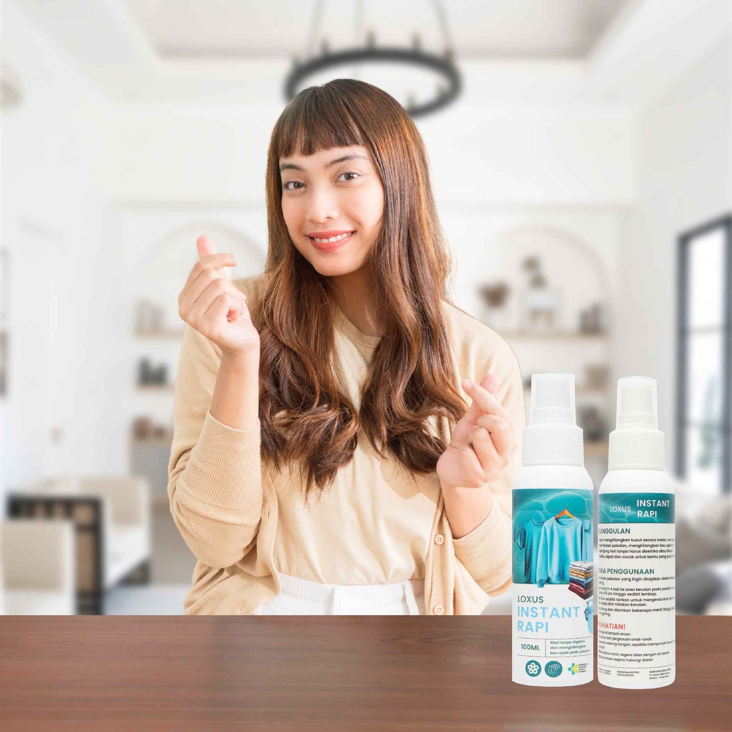 Loxus Instant Rapi - Merapikan Pakaian Kusut Secara Instant Tanpa Disetrika