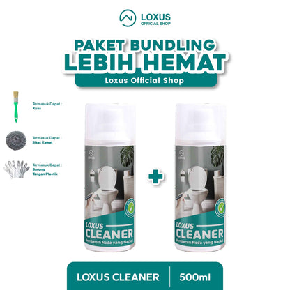 Paket Bundling Lebih Hemat Beli Loxus Cleaner dapat Fabric/Instant Cleaner