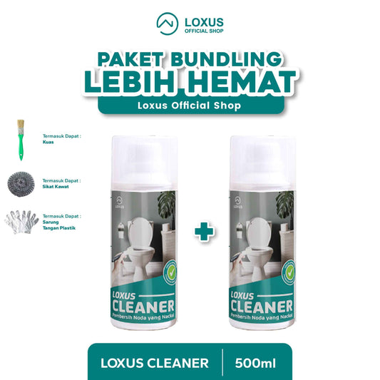 Paket Bundling Lebih Hemat Beli Loxus Cleaner dapat Fabric/Instant Cleaner