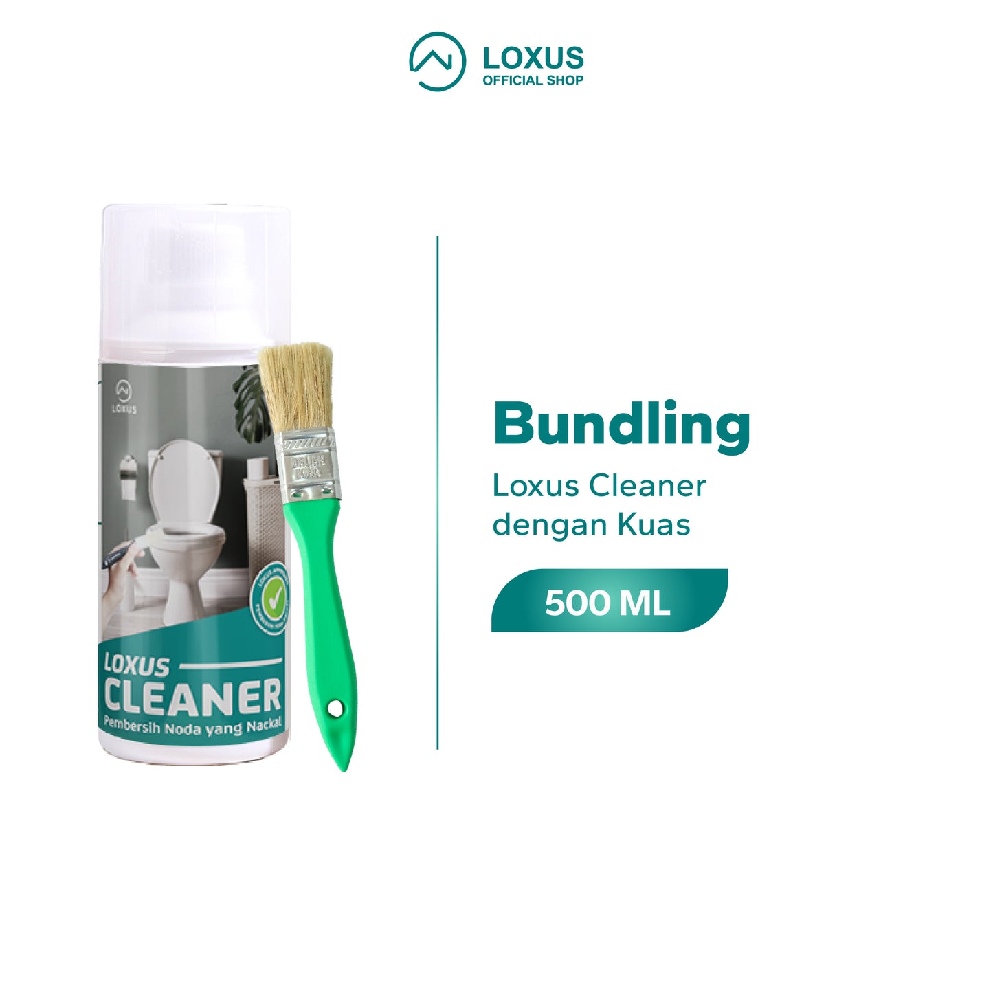 Loxus Cleaner Pembersih Kerak Toilet Kamar Mandi Stainless Shower Kran