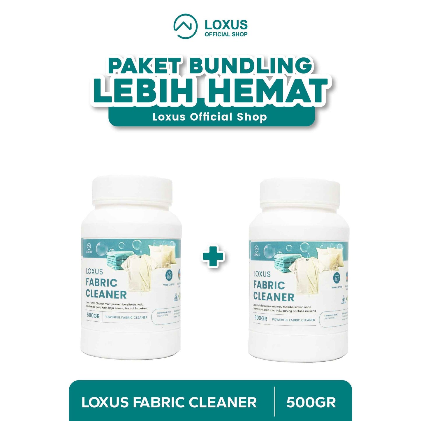 Paket Bundling Lebih Hemat Beli Loxus Cleaner dapat Fabric/Instant Cleaner