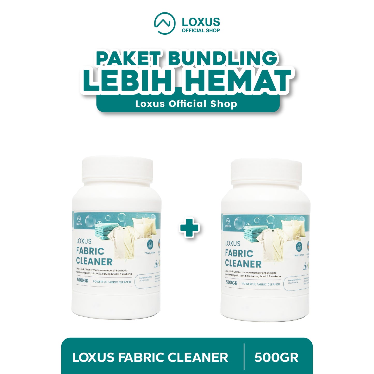 Paket Bundling Lebih Hemat Beli Loxus Cleaner dapat Fabric/Instant Cleaner