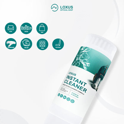 Loxus Instant Cleaner Easy Use Edisi Botol Sikat Pembersih Sepatu, Tas, Dinding, Interior Mobil Tanpa Harus Dicuci